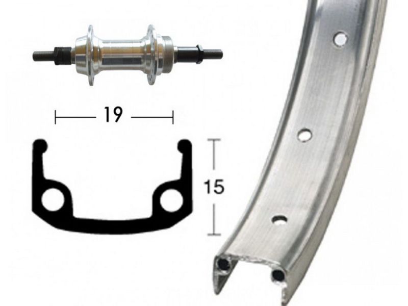 Bike-Parts Hinterrad 20x1.75 Schr.ZKR.6/7 für Starr36L