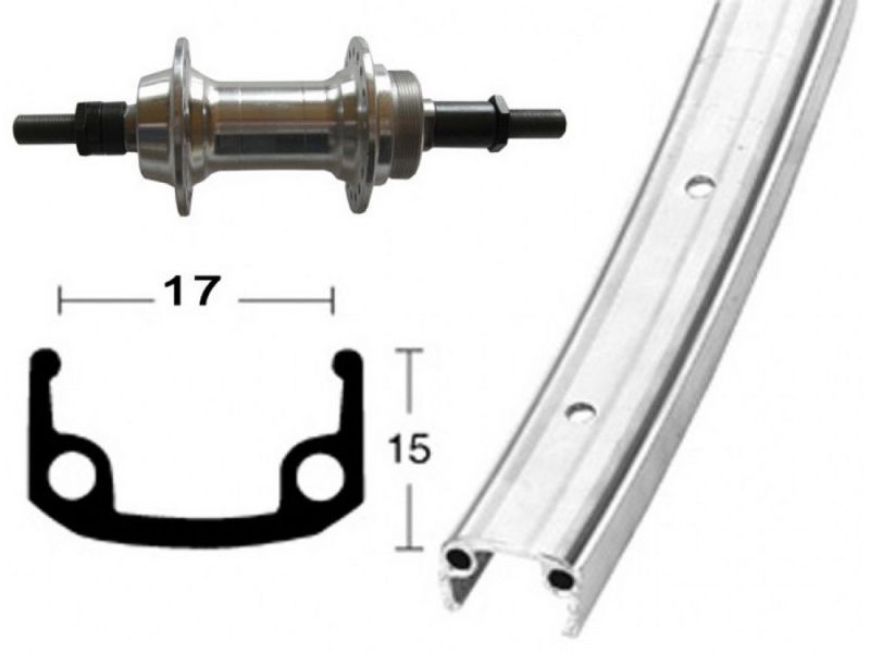 Bike-Parts Hinterrad 27x1.1/4 Schr.ZKR Starr 36L