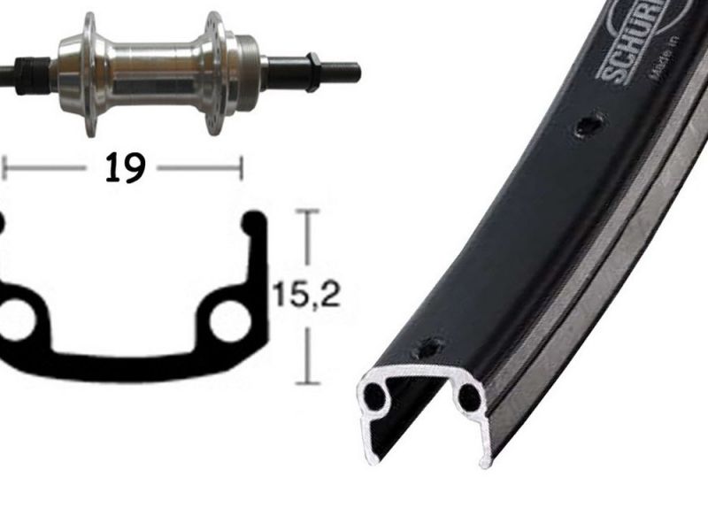 Bike-Parts Hinterrad 28x1.75 Schr.ZKR 6/7 für Starr 36L Alu-Sport