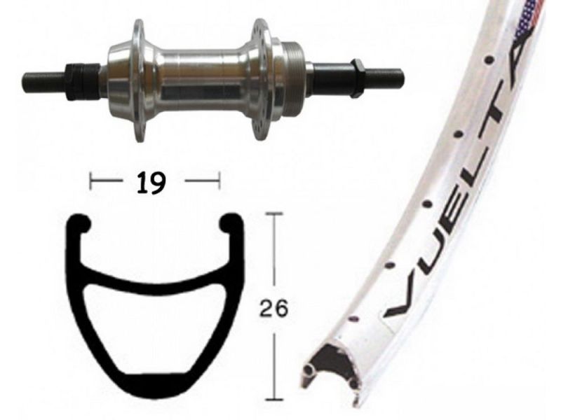 Bike-Parts Hinterrad 28x1.75 Schr.ZKR 6/7 für Starr36L Airline 1