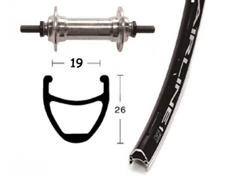 Bike-Parts Vorderrad 28x1.75 Alunabe Starr 36L Airline 1