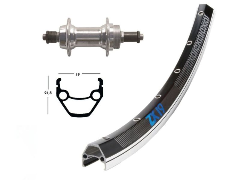 Bike-Parts Hinterrad 28x1.75 Schr.ZKR 6/7- für SSP 36L Exal ZX 19 pol