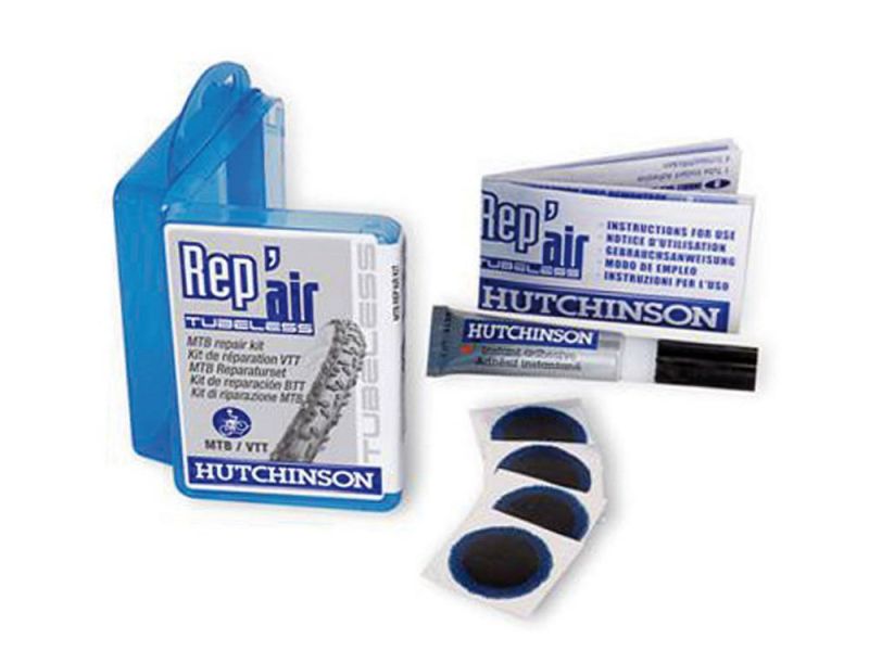 Diverse Reparaturset Hutchinson MTB Tubeless mit Kleber und Flicken