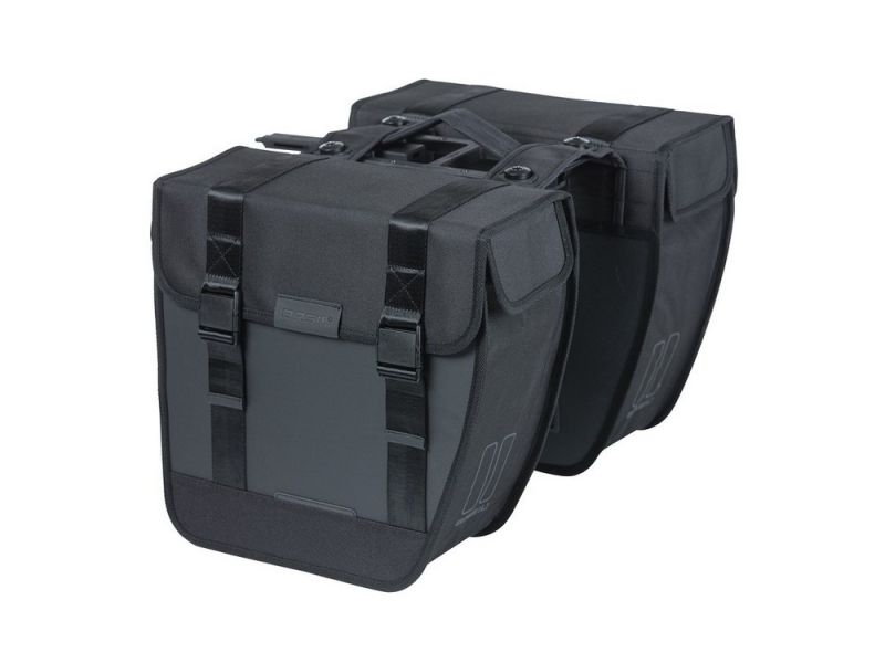 Basil Tour Doppelpacktasche (28 Liter | schwarz)