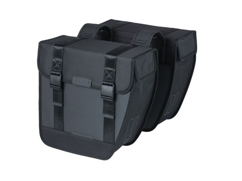 Basil Tour wasserdichte Doppelpacktasche (28 Liter | schwarz)