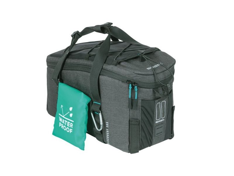 Basil Discovery 365D Gepäckträgertasche (9 Liter | schwarz melee)