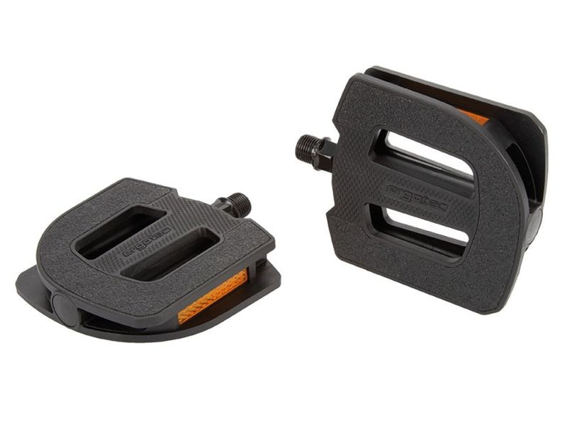 Ergotec EP-S plastic pedal (black | 9 / 16" | with reflectors)