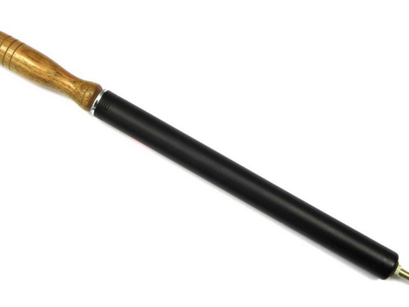 Diverse Fussballpumpe mit Holzgriff 250 mm