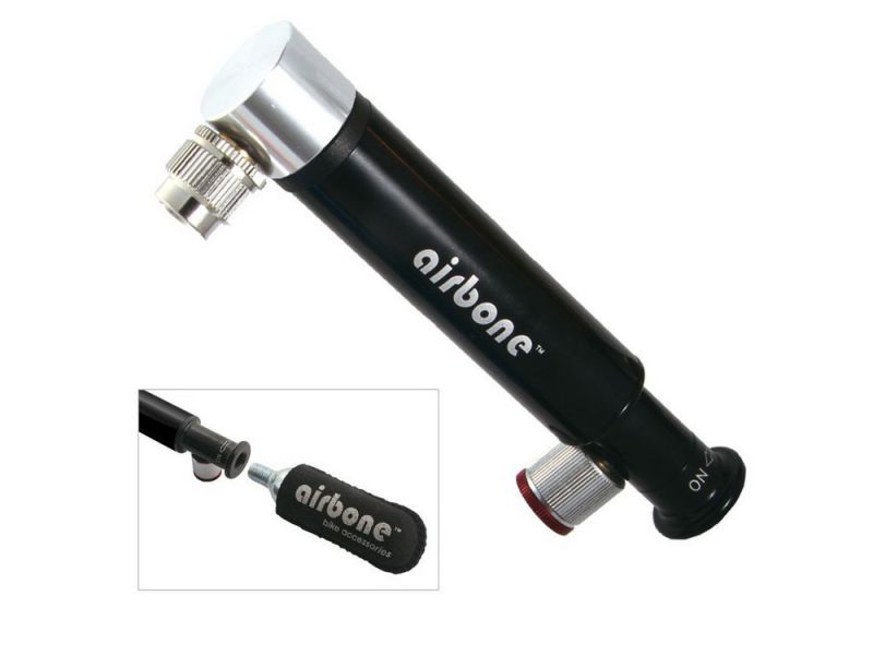 Airbone Minipumpe ZT-724 Dual Co2 AV 130mm inklusive Halter