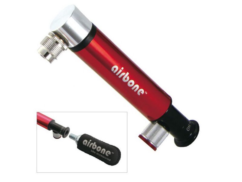 Airbone Minipumpe ZT-724 Dual Co2 AV 130mm inklusive Halter