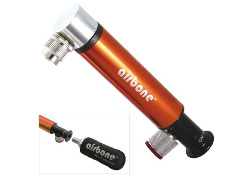 Airbone Minipumpe ZT-724 Dual Co2 AV 130mm inklusive Halter