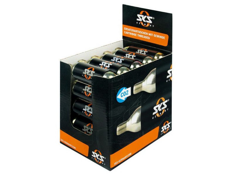 SKS CO2-Kartuschendisplay 25 Kartuschen lose (mit Gewinde)
