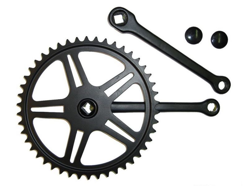 Diverse Kettenradgarnitur Stahl 150mm 40 Zähne 4-Kant