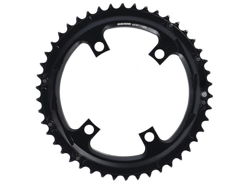 SRAM Road asymmetric chainring (11-speed | black | 46 teeth | aluminium | 3mm)