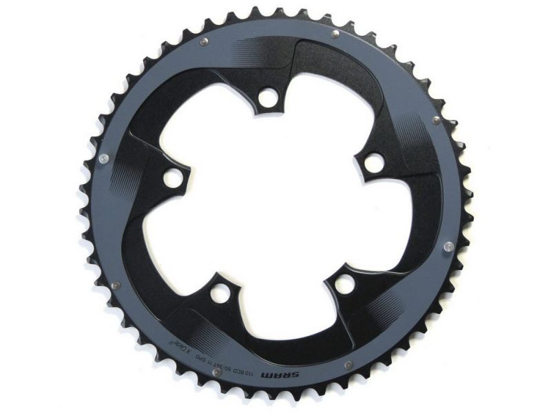 Sram Kettenblatt Force22 11-fach X-Glide 50 Zähne S3 Yaw 110 Ø5-L für 50/34 Zähne