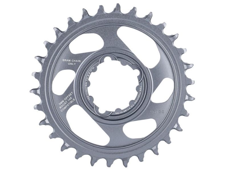 SRAM X-Sync2 Eagle Boost chainring (30 teeth | 12-speed | grey | Alu | offset 3mm | DM)