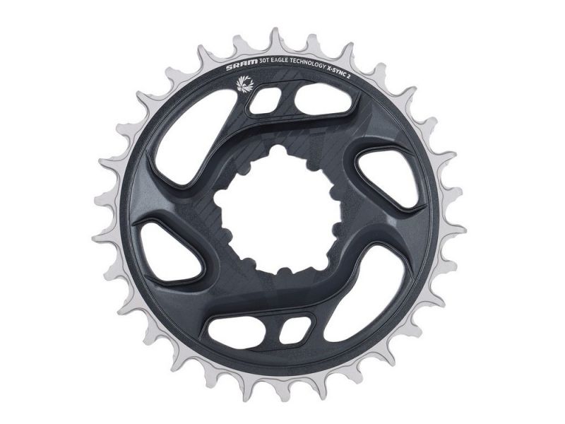 SRAM X-Sync 2 Eagle DM Kettenblatt (12f | 30Z | 6mm offset | grau)