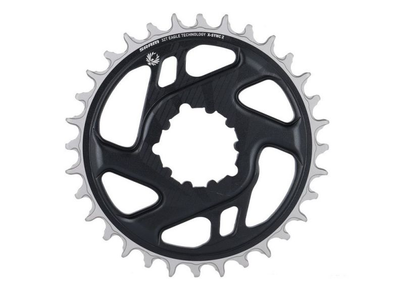 SRAM X-Sync 2 Eagle Boost DM Kettenblatt (32Z | 12f | grau / GX Eagle C1 Finish | 3mm Offset)