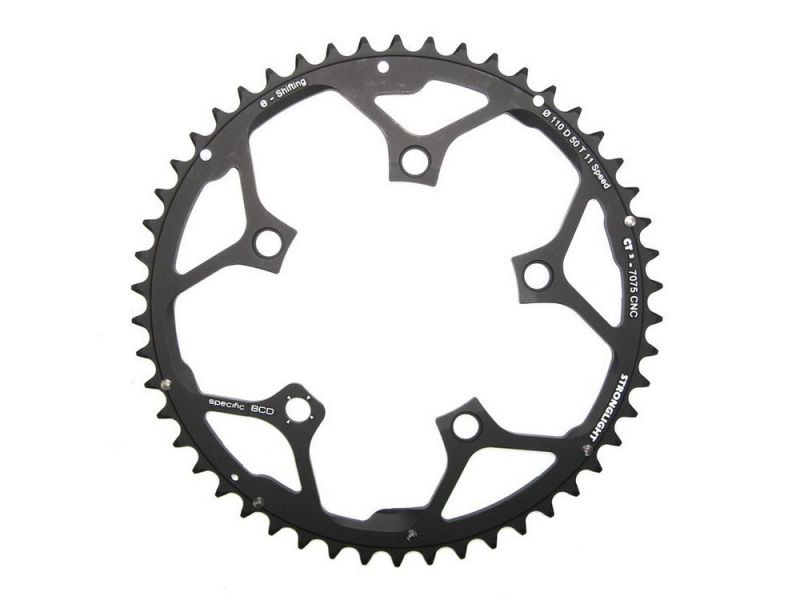 Stronglight Kettenblatt E-Shifting 110D Campagnolo außen 50 Zähne 11-fach