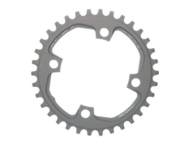 Stronglight Kettenblatt MTB Sram 1x11 für X01 4-Arm 38 Zähne mit Gewinde LK 94mm HT3
