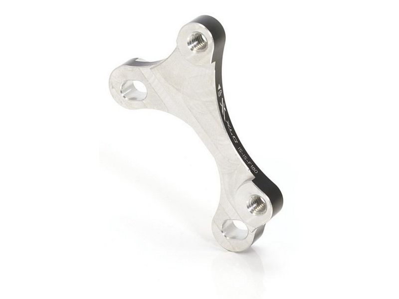 XLC Scheibenbremsadapter für IS-Bremse IS-Gabel Vorderrad Ø180mm Hinterrad Ø160mm BR-X28