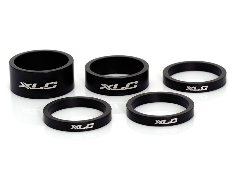 XLC AS-A02 A-Head spacer ring set (3x5 | 1x10 | 1x15mm | 1" | black)