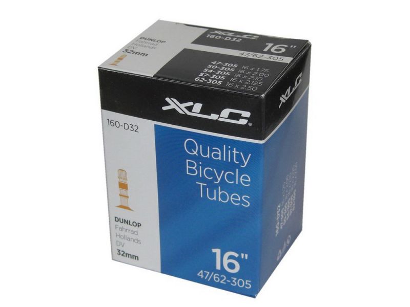 XLC Fahrradschlauch 16 x1.75/2.125 47/62-305 DV 32 mm