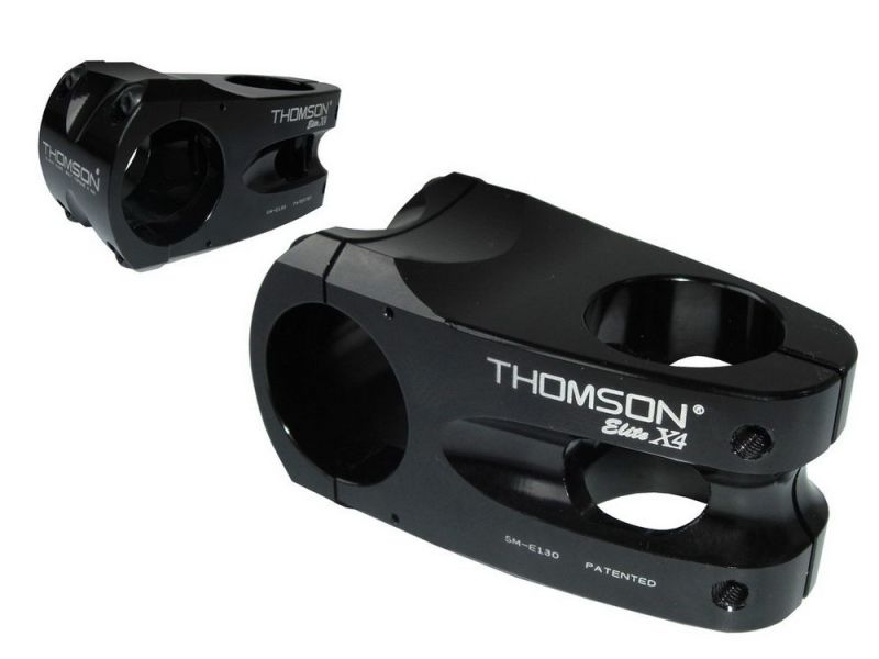 Thomson A-Head Vorbau Elite X4 1-1/8" x 0° x 50mm x 318mm Lenkerkl.