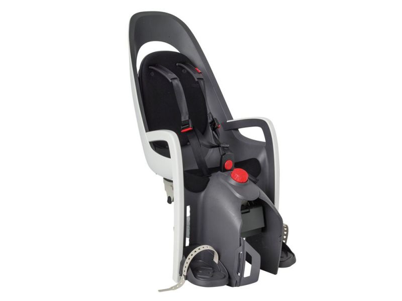 Hamax Caress Kindersitz (Befestigung Gepäckträger | grau / weiß / schwarz)