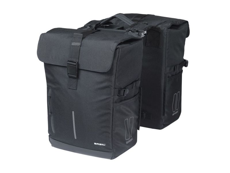 Basil Move Doppelpacktasche (30 Liter | MIK | schwarz)