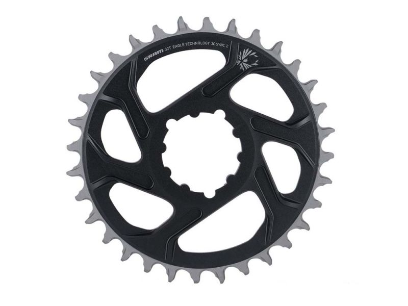Sram X-Sync 2 Eagle Boost DM Kettenblatt (32 Zähne | grau | alu | 3mm Offset)