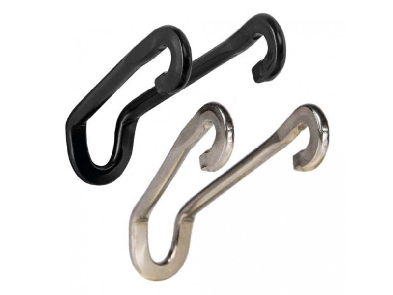 Herrmans Lampenhalter Federgabel (schwarz)