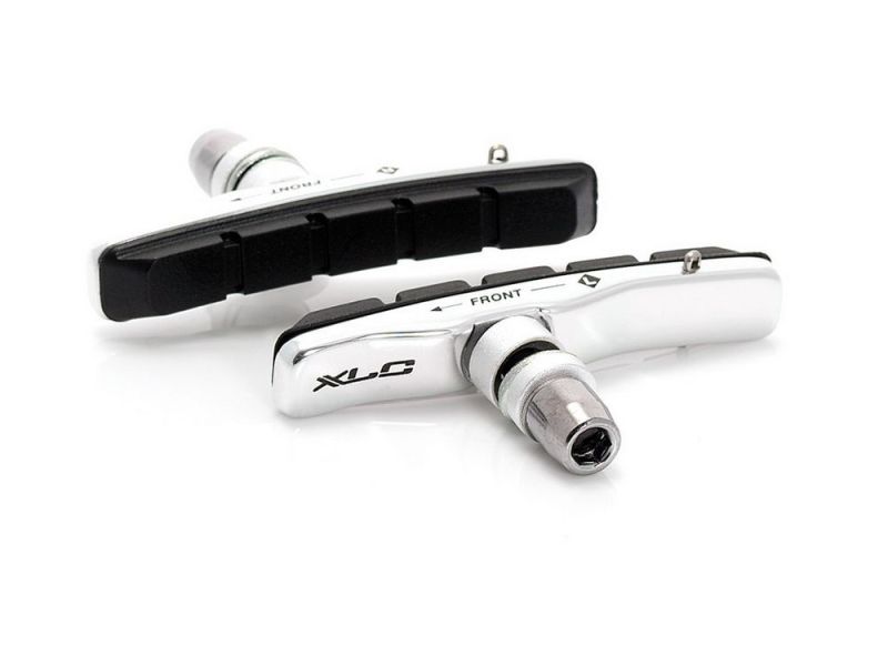 XLC BS-V02 V-Brake brake pads (set of 4 | 72mm | black / silver)