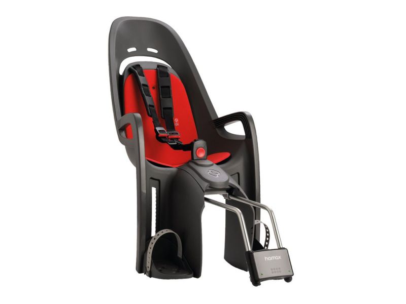 Hamax Zenith Kindersitz (Befestigung Rahmenrohr | rot / grau)