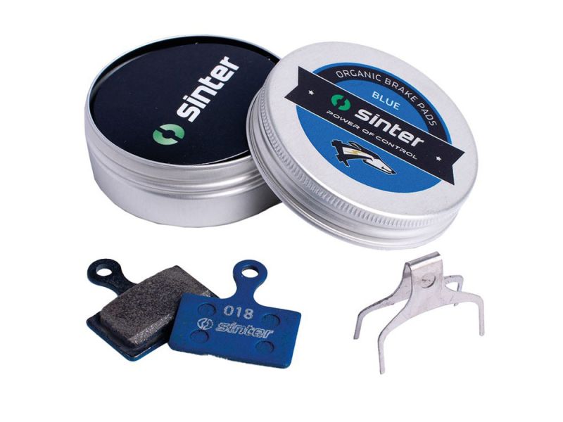 Sinter 018 Shimano K Scheibenbremsbeläge (organisch | E-Bike | blau)