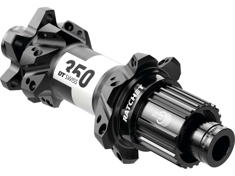 DT Swiss 350 MTB Straightpull DB Hinterradnabe (148/12mm TA Boost | IS-6 | 28 Loch | Shimano 12 Light)