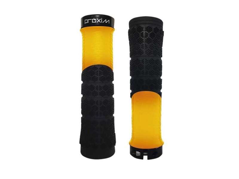 Prologo Proxim X-Shred Fahrradgriffe (schwarz / orange | 135mm)