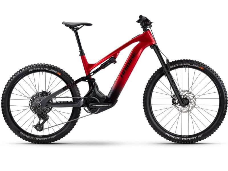 Haibike AllMtn CF 9 High | E-MTB Fully | 29/27.5" | 800Wh Bosch CX | red / black / platinum