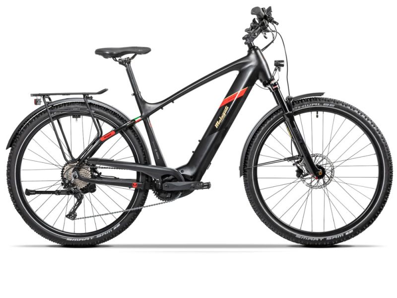 Malaguti Cortina TR 5.2 High | Trekking E-Bike | 29" | 750Wh Bosch CX | schwarz / rot
