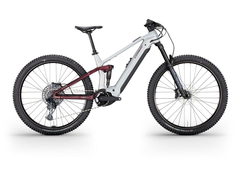 Conway Xyronn ST 6.0 Fully MTB E-Bike (29" | 800Wh | Bosch CX | alu raw matt / plum matt)