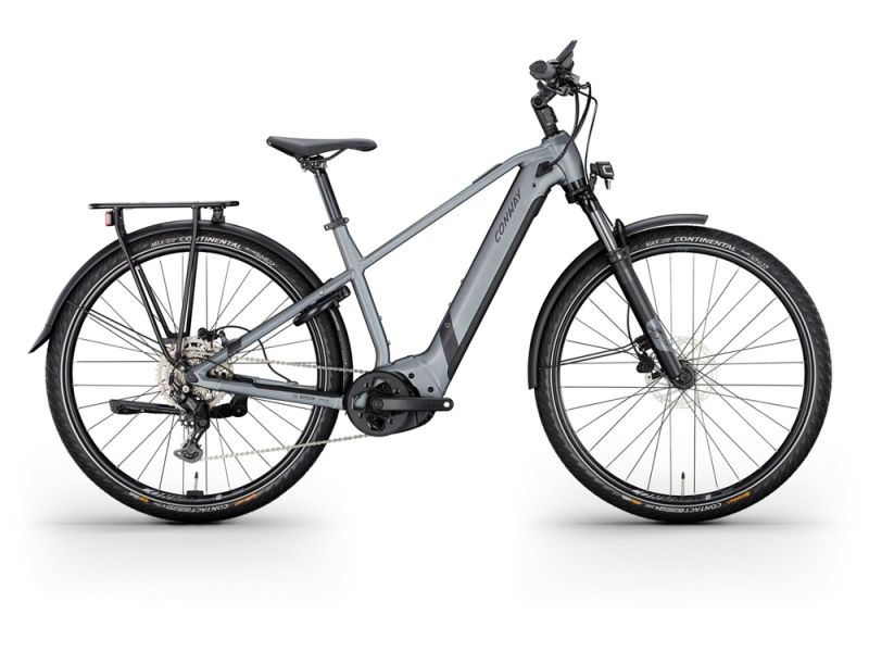 Conway Cairon T 3.0 750 SE Trekking E-Bike (28" | 750Wh | Bosch CX | shadowgrey metallic matt / black metallic matt)