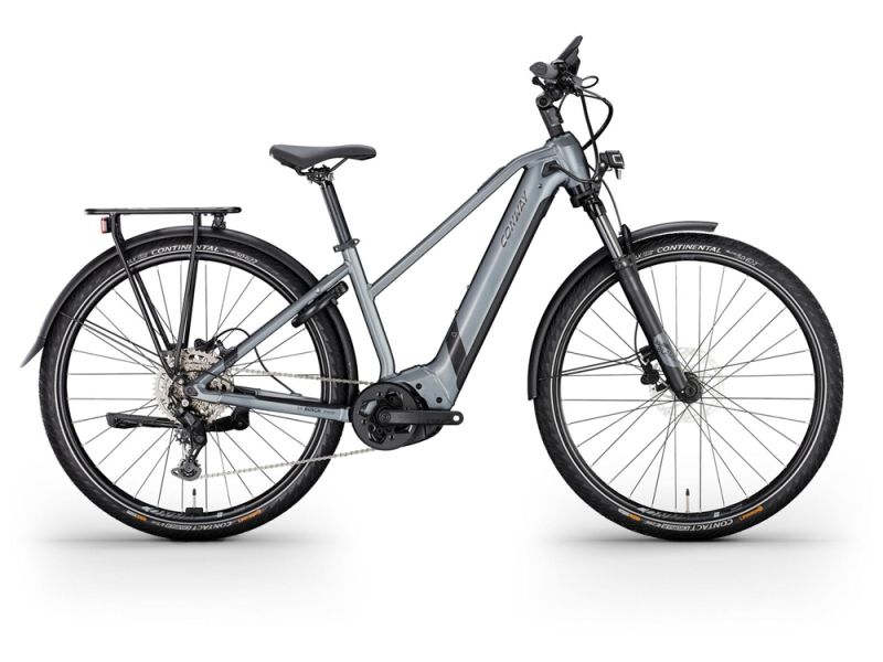 Conway Cairon T 3.0 750 SE Trapez Trekking E-Bike (28" | 750Wh | Bosch CX | shadowgrey metallic matt / black metallic matt)