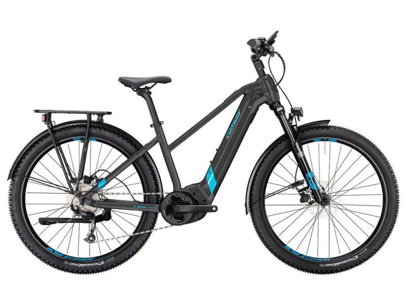 Conway Cairon C 2.0 Trekking E-Bike (29" | 625Wh | Bosch CX | black metallic matt / turquoise metallic)