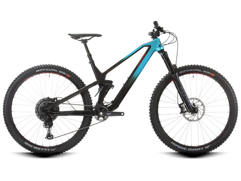 Conway WME 5.9 Carbon Fully Mountainbike (29" | turquoise fade / red)