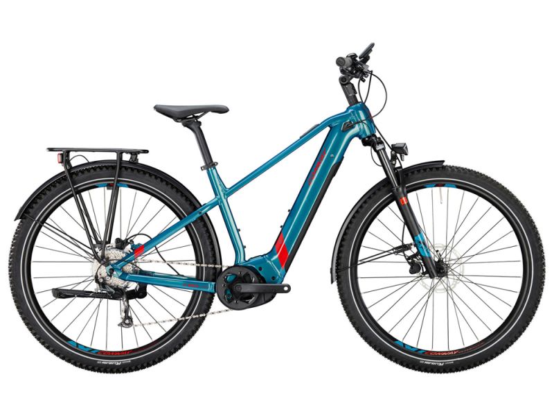 Conway Cairon C 2.0 High Trekking E-Bike (27.5" | 625Wh | Bosch CX | darkpetrol metallic / red)