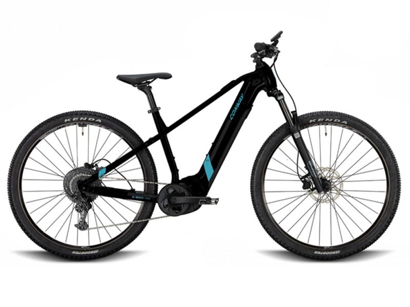 Conway Cairon S 2.0 500 High MTB E-Bike (29" | 500Wh | Bosch CX | black metallic matt / turquoise metallic)