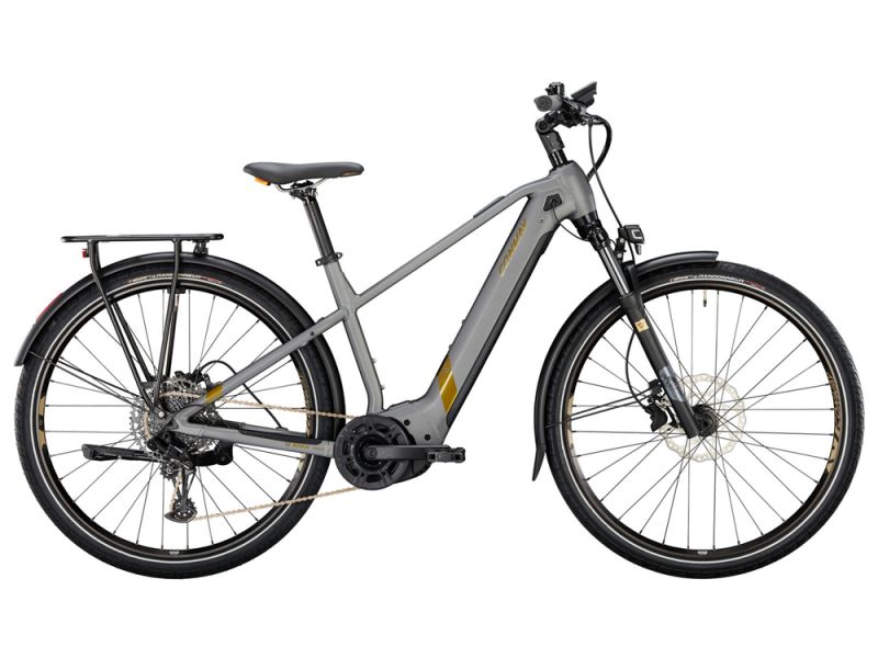 Conway Cairon T 5.0 High Trekking E-Bike (28" | 750Wh | Bosch CX | shadowgrey metallic matt / bronze metallic)