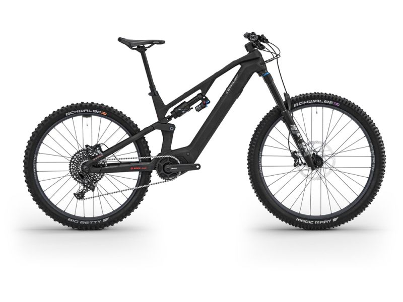Conway Ryvon LT 4.0 Carbon Fully MTB E-Bike (29 / 27.5" | 400Wh | Bosch SX | Carbon / Silver)