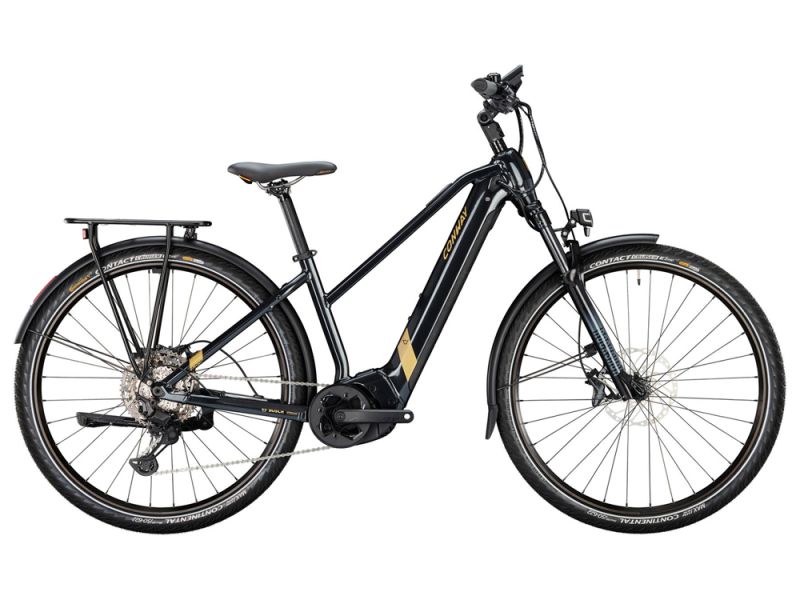 Conway Cairon T 6.0 Trekking E-Bike (28" | 750Wh | Bosch CX | black metallic / gold metallic matt)
