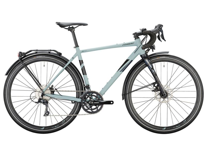 Conway GRV 4.0 C Gravelbike (28" | grey matt / black metallic)